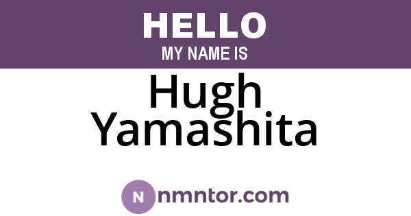 Hugh Yamashita