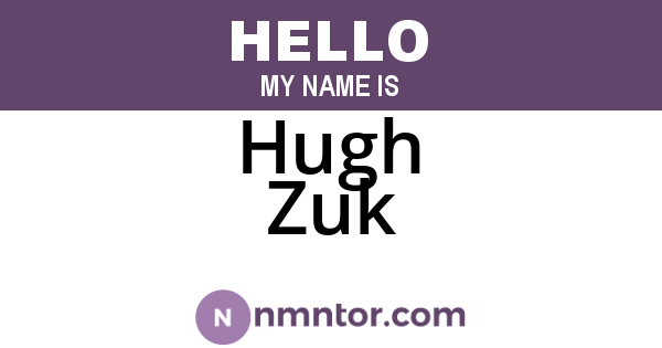 Hugh Zuk