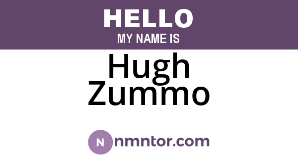 Hugh Zummo