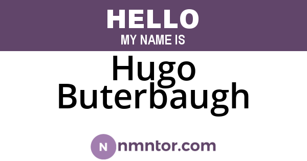 Hugo Buterbaugh