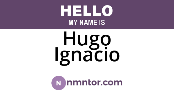 Hugo Ignacio