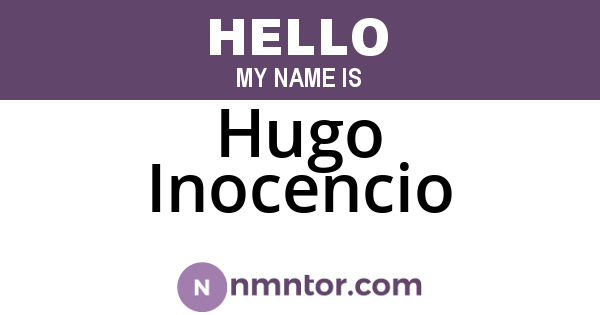 Hugo Inocencio