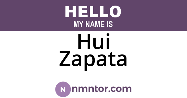 Hui Zapata