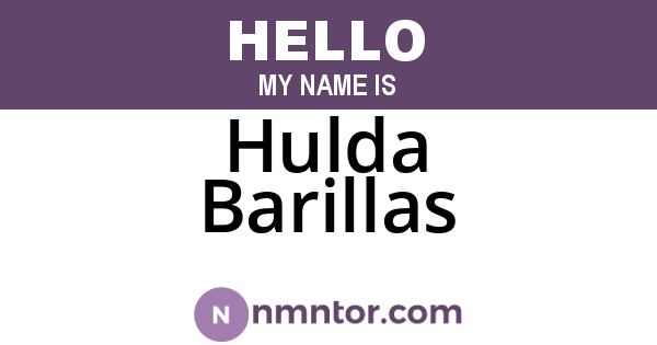 Hulda Barillas
