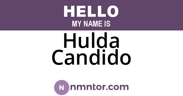 Hulda Candido