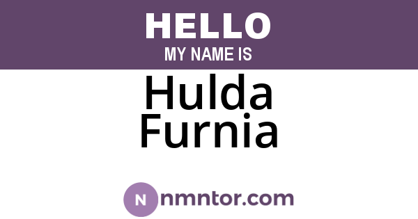 Hulda Furnia