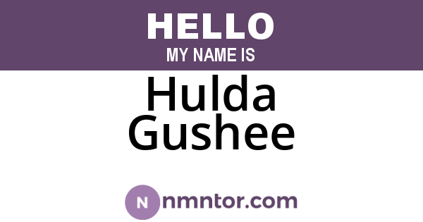 Hulda Gushee