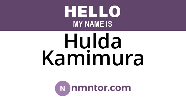 Hulda Kamimura