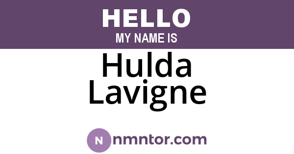 Hulda Lavigne