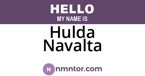 Hulda Navalta