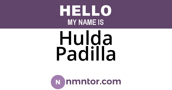 Hulda Padilla
