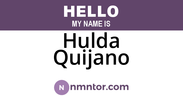 Hulda Quijano
