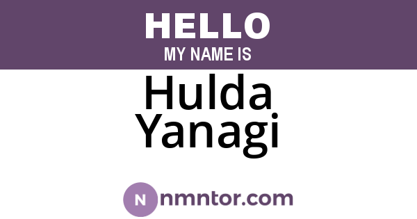 Hulda Yanagi