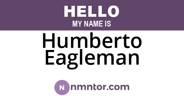 Humberto Eagleman