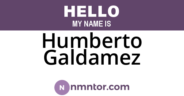 Humberto Galdamez