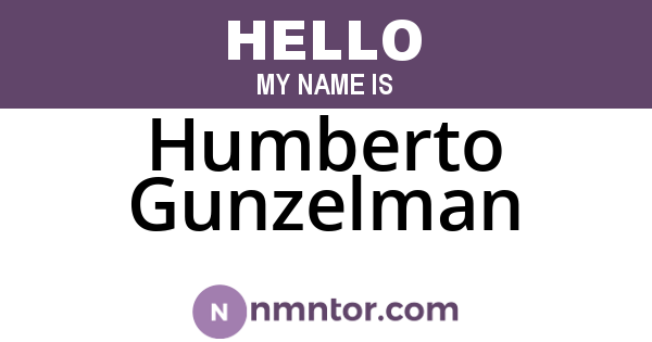 Humberto Gunzelman