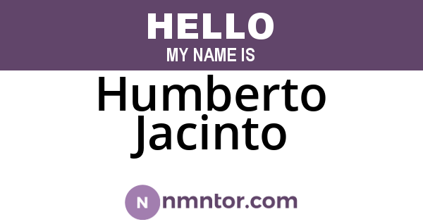 Humberto Jacinto