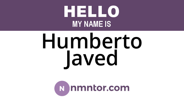 Humberto Javed