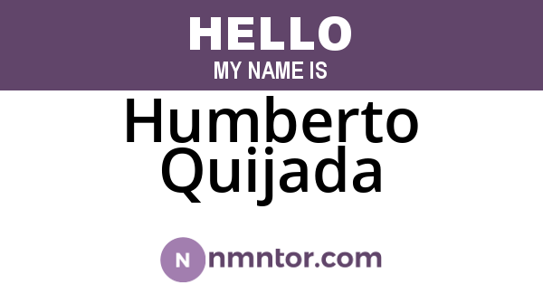 Humberto Quijada