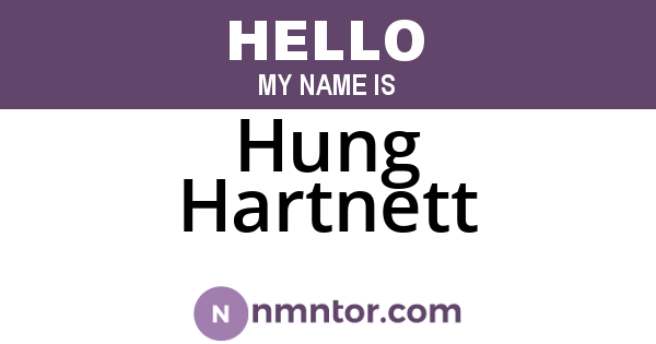 Hung Hartnett