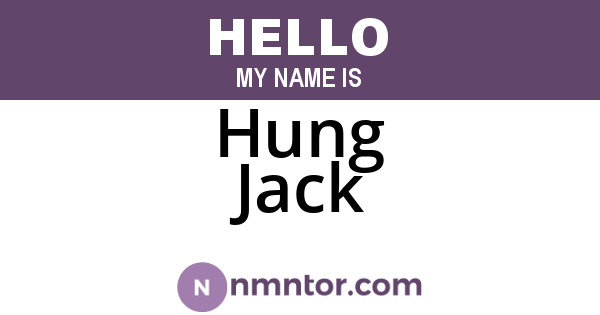 Hung Jack