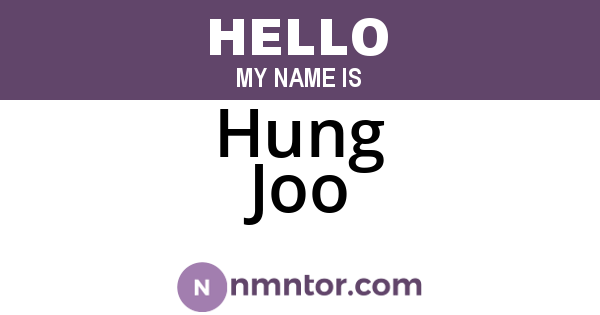 Hung Joo