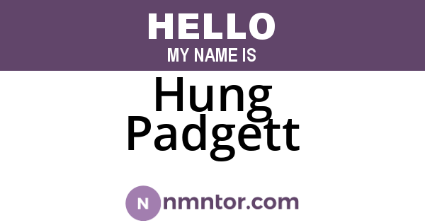 Hung Padgett
