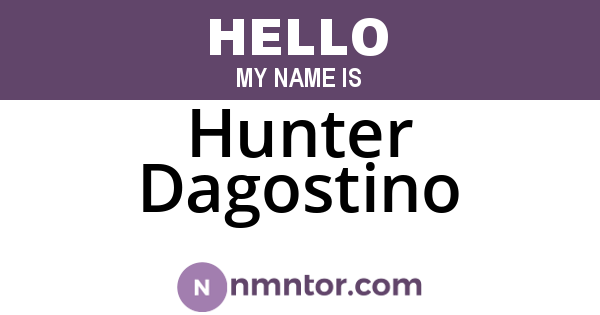 Hunter Dagostino