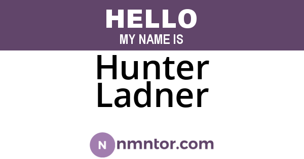 Hunter Ladner