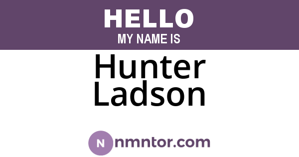 Hunter Ladson