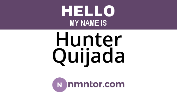 Hunter Quijada