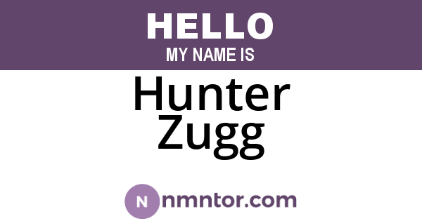 Hunter Zugg