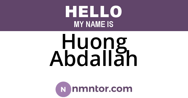 Huong Abdallah