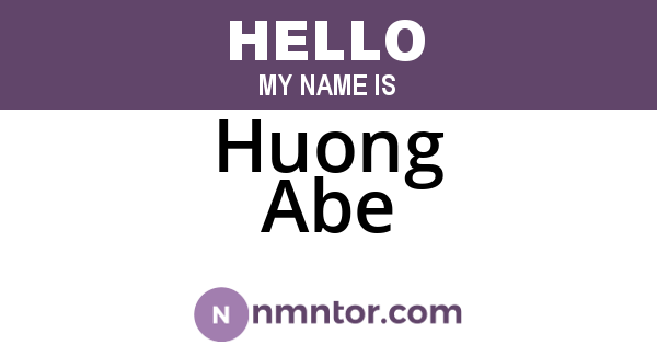 Huong Abe
