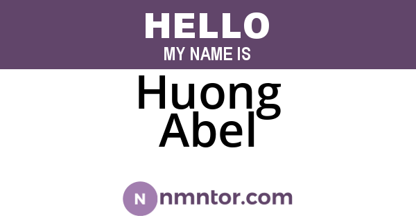 Huong Abel