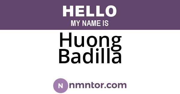 Huong Badilla