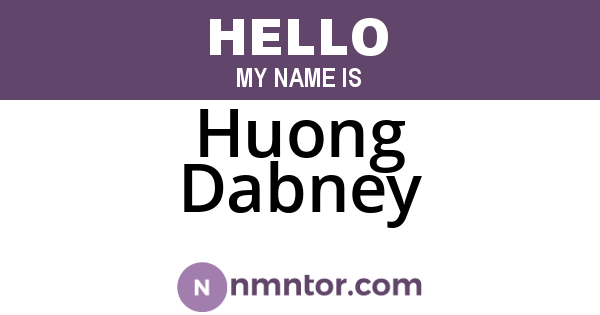Huong Dabney