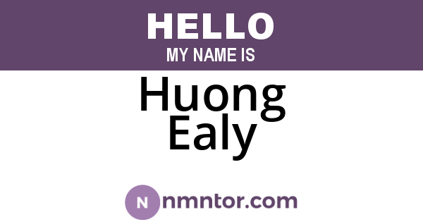 Huong Ealy