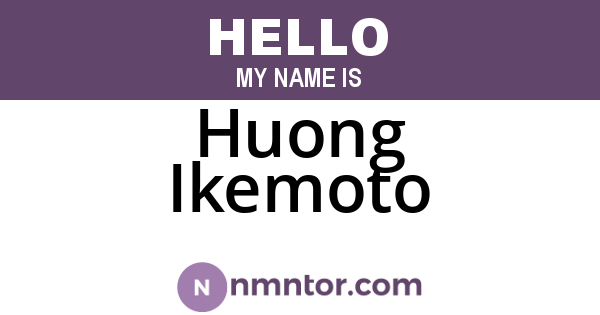 Huong Ikemoto