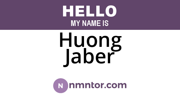 Huong Jaber
