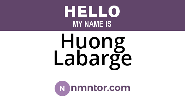 Huong Labarge