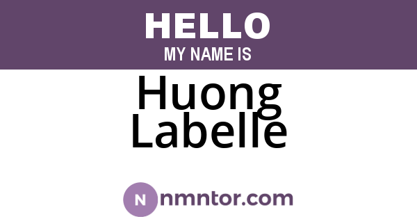Huong Labelle