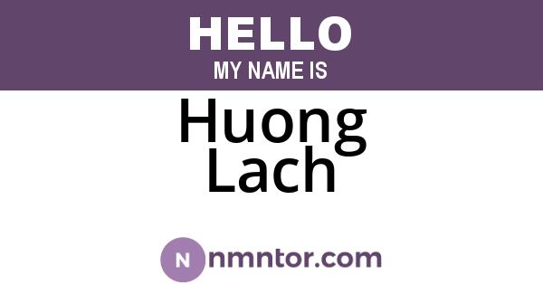 Huong Lach