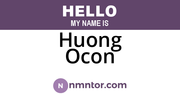 Huong Ocon