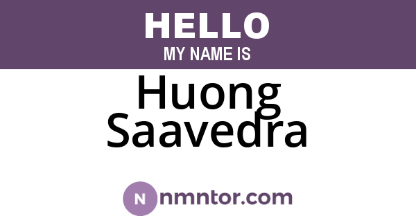 Huong Saavedra
