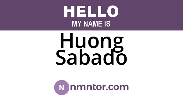 Huong Sabado