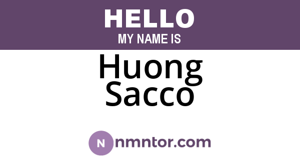 Huong Sacco