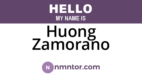 Huong Zamorano