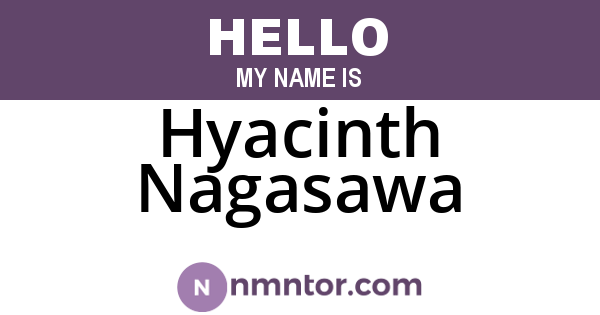 Hyacinth Nagasawa