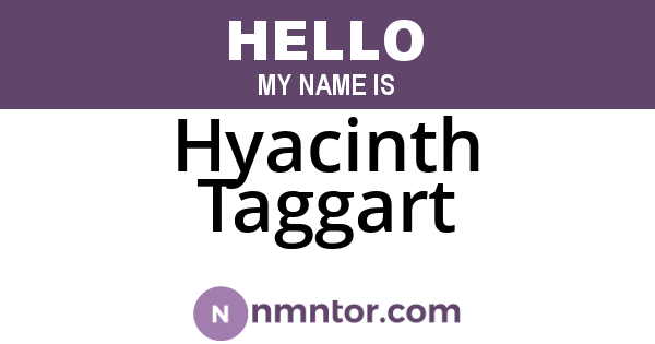 Hyacinth Taggart